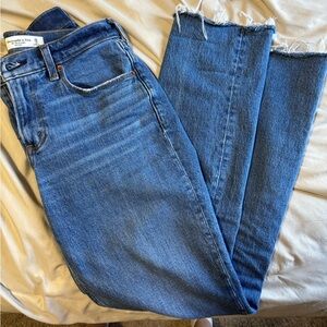 Curve love mid rise 90s straight Jean